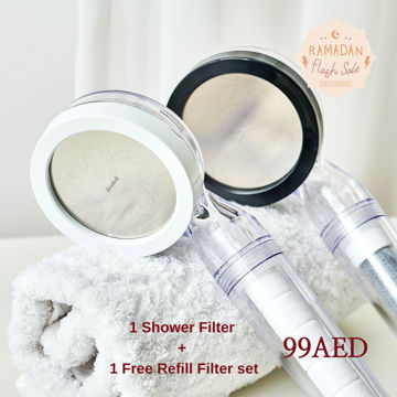 Picture of [DEWBELL] Shower-Ae Showerhead Filter +  Refill Filter (3pcs/1set)